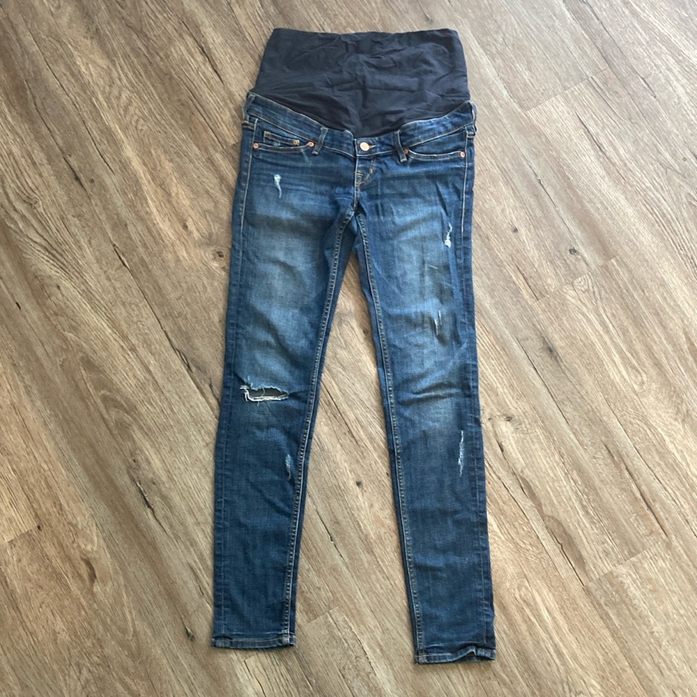 Women's Blue Maternity Jeans